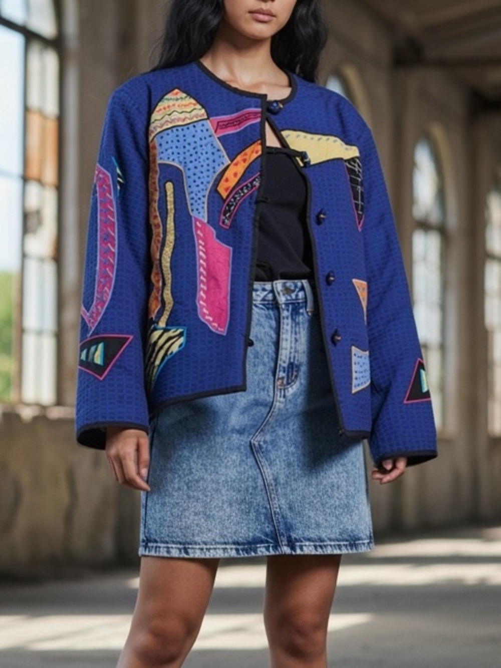 80’s abstract jacket